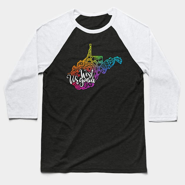 West Virgina Baseball T-Shirt by JKFDesigns